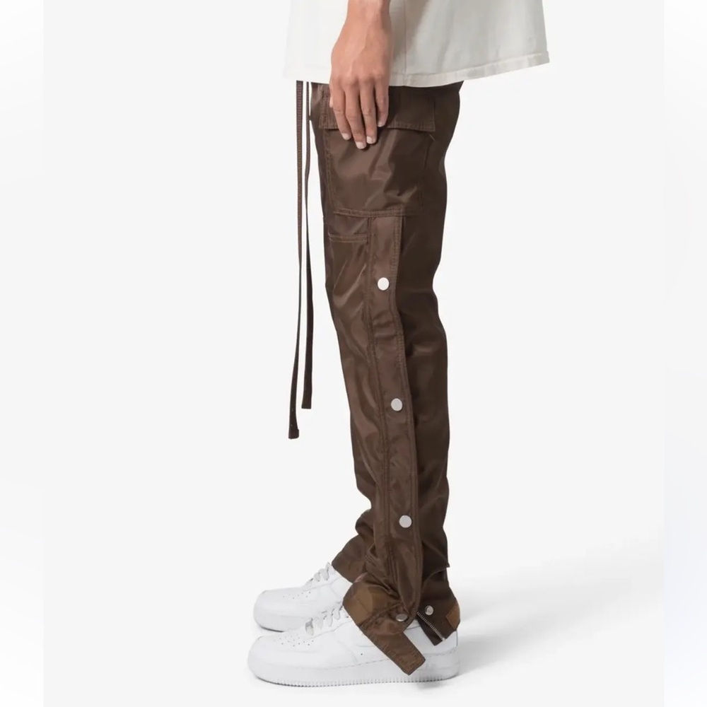 TWILLMKT PACSUN SZ LG BROWN Snap Zipper II Cargo Pants - Picture 3 of 5
